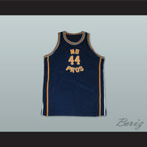 1970 MB PROS 44 Dark Blue Basketball Jersey