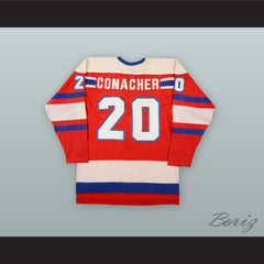 1972-73 WHA Brian Conacher 20 Ottawa Nationals Red Hockey Jersey