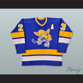 1974-75 WHA Minnesota Fighting Saints Mike McMahon 23 Away Hockey Jersey