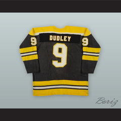 1975-76 WHA Rick Dudley 9 Cincinnati Stingers Black Hockey Jersey