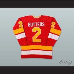 1976-77 WHA Minnesota Fighting Saints Bill Butters 2 Hockey Jersey