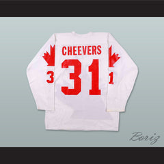 1976 Gerry Cheevers 31 Canada Cup Hockey Jersey