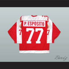 1977 Phil Esposito 77 Canada Hockey Jersey