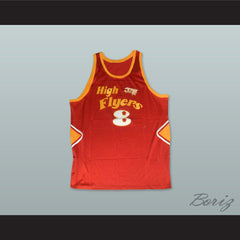 1978 High Flyers 8 Red Basketball Jersey