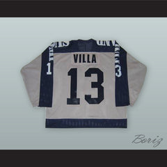 1980 Ismo Villa 13 Finland Soumi National Team Gray Hockey Jersey
