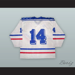 1991 Yugoslavia National Team White Hockey Jersey