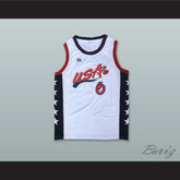 1996 Penny Hardaway 6 USA Team Home Basketball Jersey