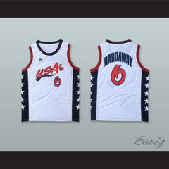 1996 Penny Hardaway 6 USA Team Home Basketball Jersey