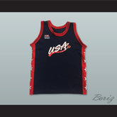 1996 Team USA Dark Blue Basketball Jersey Custom Player and Number
