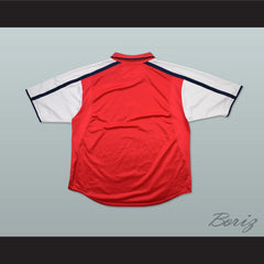 2000-2002 Arsenal London FC Red Soccer Jersey