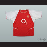2002-2004 Arsenal London FC Red Soccer Jersey