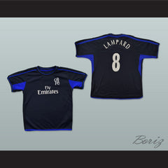 2002-2004 Lampard 8 Chelsea London FC Black Soccer Jersey
