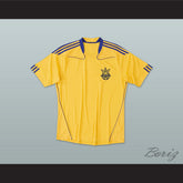2010-2011 Style Ukraine National Team Home Yellow Soccer Jersey
