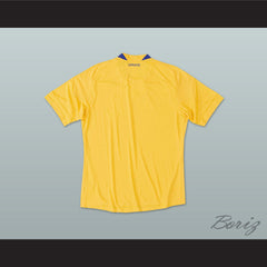 2010-2011 Style Ukraine National Team Home Yellow Soccer Jersey