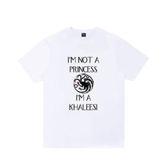2019 Men's Game Of Thrones T Shirt House Stark Snow Arya NOT TODAY Printed Shirts Women Casual Tee Tops Plus Size Streetwear