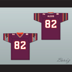 1985 USFL Alton Alexis 82 Jacksonville Bulls Road Football Jersey