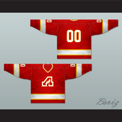 1972-73 Atlanta Flames Red Hockey Jersey