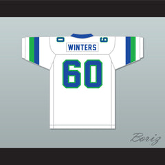 1984 USFL Bill Winters 60 San Antonio Gunslingers Home Football Jersey