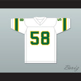 1974-75 WFL Bob Creech 58 Shreveport Steamer Home Football Jersey