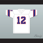 1974 WFL Bob Davis 12 Florida Blazers Home Football Jersey