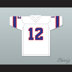 1974 WFL Bob Davis 12 Florida Blazers Home Football Jersey