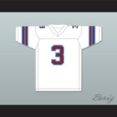 1983-84 USFL Bobby Hebert 3 Michigan Panthers Home Football Jersey