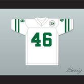 1975 WFL Cyril Pinder 46 Chicago Winds Home Football Jersey with Patch