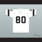 1974 WFL Dennis Hughes 80 Jacksonville Sharks Home Football Jersey