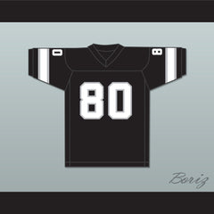 1974 WFL Dennis Hughes 80 Jacksonville Sharks Road Football Jersey