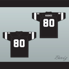 1974 WFL Dennis Hughes 80 Jacksonville Sharks Road Football Jersey