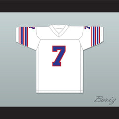 1975 WFL Denny Duron 7 Birmingham Vulcans Home Football Jersey
