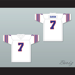 1975 WFL Denny Duron 7 Birmingham Vulcans Home Football Jersey