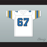1983 USFL Don Drake 67 Oakland Invaders Home Football Jersey
