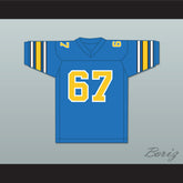 1983 USFL Don Drake 67 Oakland Invaders Road Football Jersey