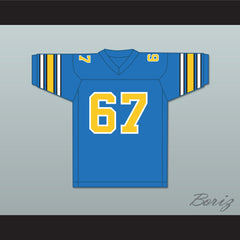 1983 USFL Don Drake 67 Oakland Invaders Road Football Jersey