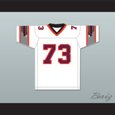 1984 USFL Ed Gantner 73 Jacksonville Bulls Home Football Jersey