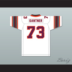 1984 USFL Ed Gantner 73 Jacksonville Bulls Home Football Jersey
