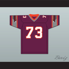 1984 USFL Ed Gantner 73 Jacksonville Bulls Road Football Jersey