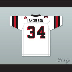 1984 USFL Ernest Anderson 34 Oklahoma Outlaws Home Football Jersey