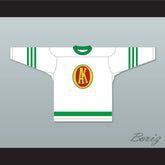 1945-46 Gordie Howe 9 Omaha Ak-Sar-Ben Knights USHL White Hockey Jersey