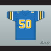 1984 USFL Gary Plummer 50 Oakland Invaders Road Football Jersey