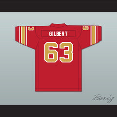 1983 USFL George Gilbert 63 Philadelphia Stars Road Football Jersey