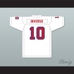 1983 USFL Glenn Inverso 10 New Jersey Generals Home Football Jersey