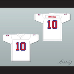 1983 USFL Glenn Inverso 10 New Jersey Generals Home Football Jersey