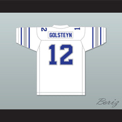 1985 USFL Jerry Golsteyn 12 Orlando Renegades Home Football Jersey