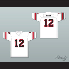 1984 USFL Jim Kelly 12 Houston Gamblers Home Football Jersey