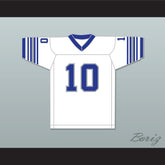 1975 WFL Johnnie Walton 10 San Antonio Wings Home Football Jersey