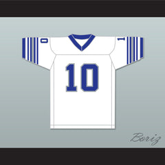 1975 WFL Johnnie Walton 10 San Antonio Wings Home Football Jersey