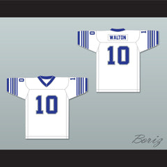 1975 WFL Johnnie Walton 10 San Antonio Wings Home Football Jersey