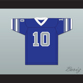 1975 WFL Johnnie Walton 10 San Antonio Wings Road Football Jersey